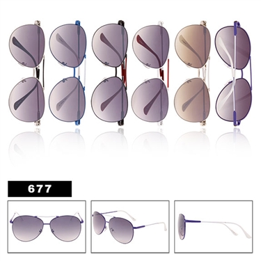 Aviators Wholesale Sunglasses 677