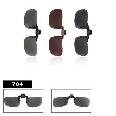 Wholesale Polarized Clip On Sunglasses 704