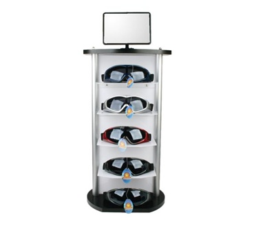 Counter goggle display stand wholesale-Holds 5 pairs