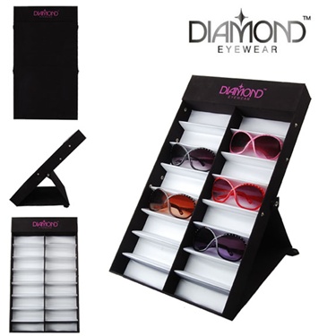 Wholesale folding Diamond Eyewear display