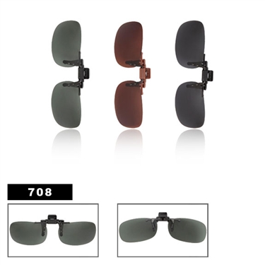 Wholesale Polarized Clip On Sunglasses 708