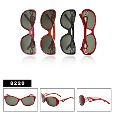 Ladies Rhinestone Polarized Sunglasses