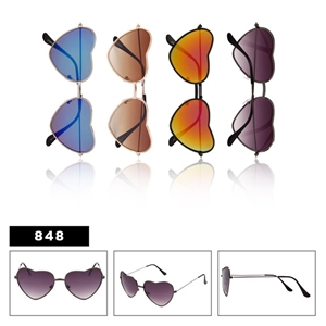 Heart Shape Novelty Sunglasses