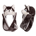 Wholesale "Grey Wolf with Long Arm " Animal Hats A110