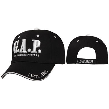 Check out there with Wholesale Christian "G.A.P"-God Answers Prayers Baseball Caps