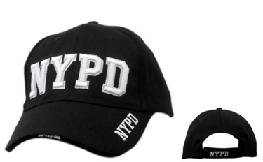 (1pc.) "NYPD" NEW YORK POLICE DEPT"-Black Color-C151