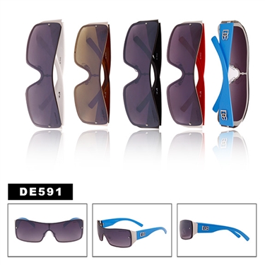 DE591 Wholesale One piece lens sunglasses