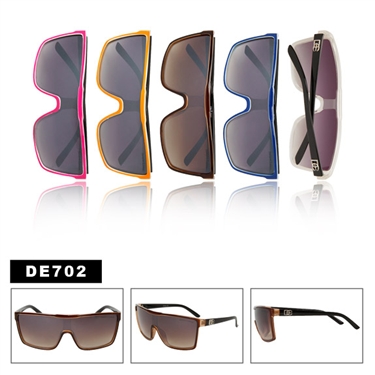 One Piece Lens Sunglasses DE702 Designer Eyewearâ„¢