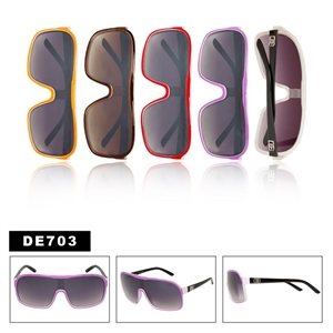 One Piece Lens Sunglasses DE703 Designer Eyewearâ„¢