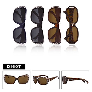 Ladies Rhinestone Polarized Sunglasses