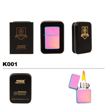 Brass Oil Lighter-3 Color Finish-K001