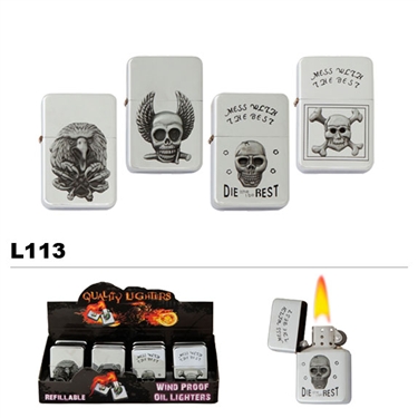 assorted skulls wholesale oil lighters