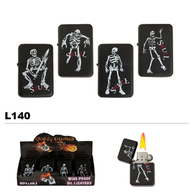 Assorted Skeleton Wholesale Oil Lighters L140