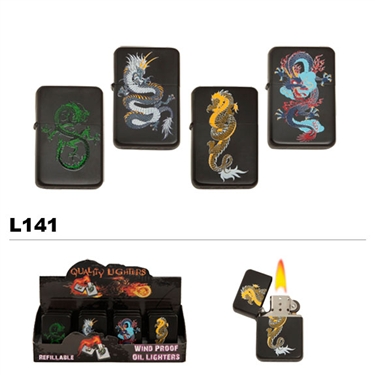 Assorted Dragons Wholesale Oil Lighters L141