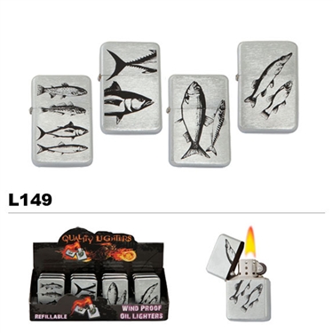Assorted Fishing Wholesale Oil Lighters L149
