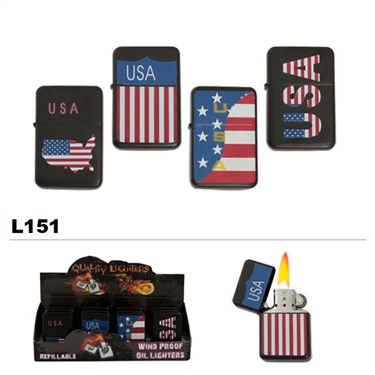 Assorted USA Wholesale Oil Lighters L151