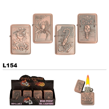 Assorted Wholesale Oil Lighters L154