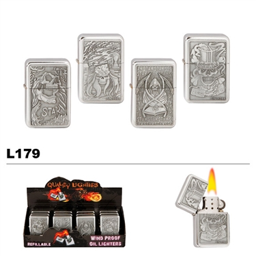 Assorted Reaper Wholesale Oil Lighters L179