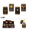 Assorted "WARNING" Wholesale Oil Lighters L185