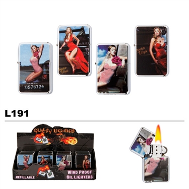 Assorted Ladies Wholesale Oil Lighters L191