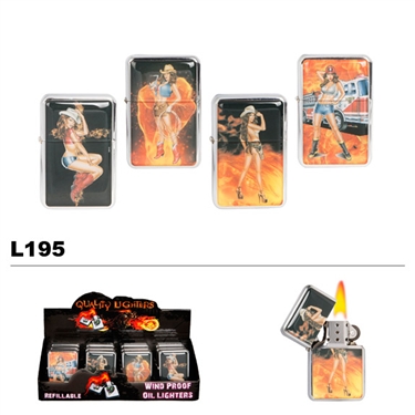 Assorted Cowgirl Wholesale Oil Lighters L195