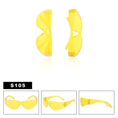 Wholesale Safety Glasses S105 Yellow Lens