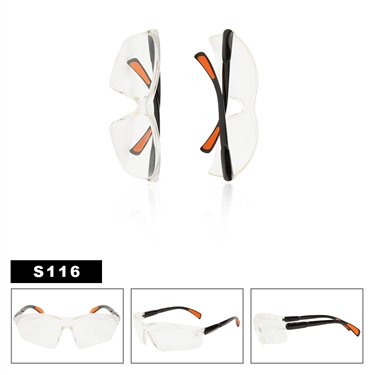 Clear Lens Safety Glasses S116