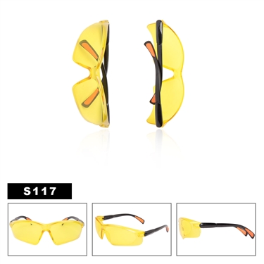 Yellow Lens Safety Glasses S117