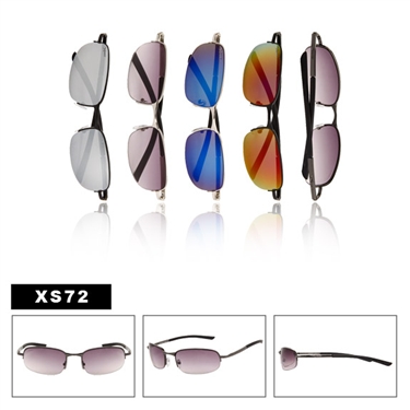 Men's Wholesale Sunglasses with Spring Hinge Temples