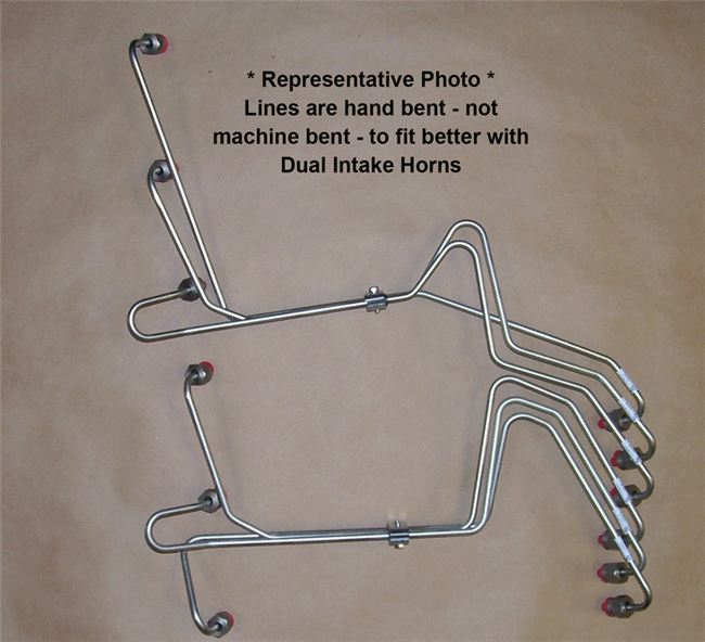 24V Fuel Lines for Dual Ram Intake on 98.5-02
