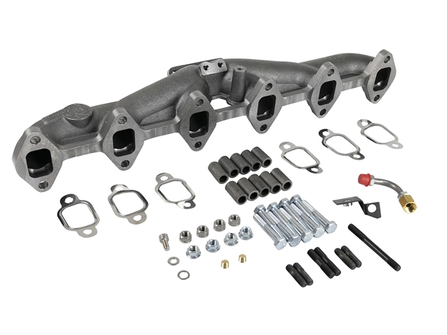 12V T3 BladeRunner Ported Ductile Iron 1-Piece Exhaust Manifold