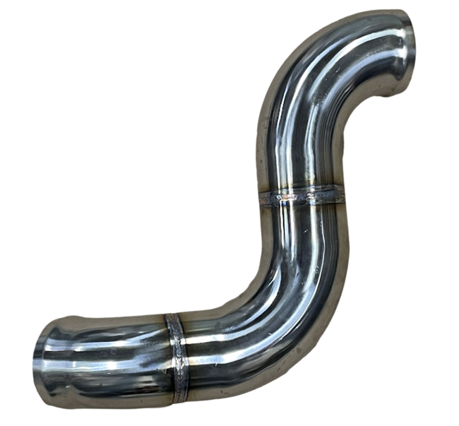 Crazy Carls Stainless Steel Intercooler Pipe for 3rd Gen Turbo on 2nd Gen - Single Turbo
