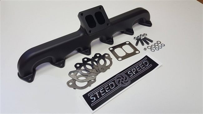 Steed Speed 12V T4 Exhaust Manifold Angled Flange