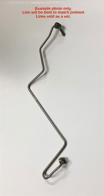 Single mandrel bent injection line P7100 24V
