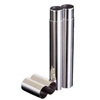 2-Finger Stainless Steel Cigar Tube