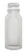 1/2oz. Glass Frosted Boston Round Bottles, 540 Case