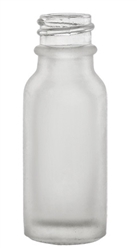 1/2oz. Glass Frosted Boston Round Bottles, 540 Case