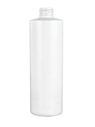 12oz Natural Cylinder HPE Bottles, 327 Case