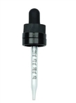 30ml DIN CRC TE Glass Droppers w/Grad, 1,400 cs