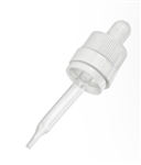1oz. White DIN CRC TE Glass Droppers, 1,400 cs