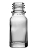 10ml Glass Clear Euro Round Bottles 768 case