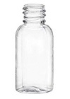 1oz Clear Boston Round Bottles, 1,326 case