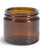 2oz. Amber Glass CR Jars, MOD pack.