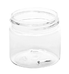 2oz. Clear PET Jars, 880 Case