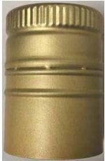 31.5mm Tall Gold Metal ROPP Caps 1,000 Case