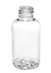 4oz Clear Boston Round Bottles, 495 case