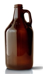 64oz. Glass Amber Growler Bottles 6 pack