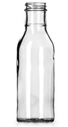 6oz. Clear Ringneck Bottles, 12 pack