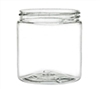 8oz. Clear PET Jars, 210 case