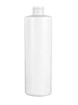 8oz White HDPE Cylinder 500 Case